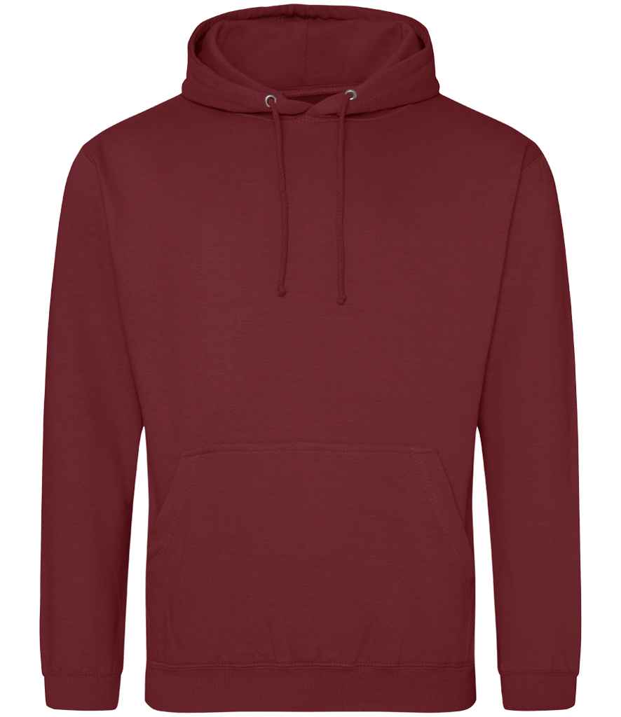 AWDis College Hoodie Red Hot Chilli