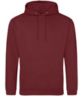 AWDis College Hoodie Red Hot Chilli