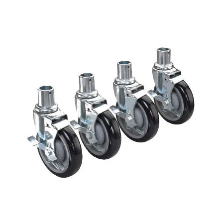 Krowne 28-151S Shelf Casters, 5, Set of 4