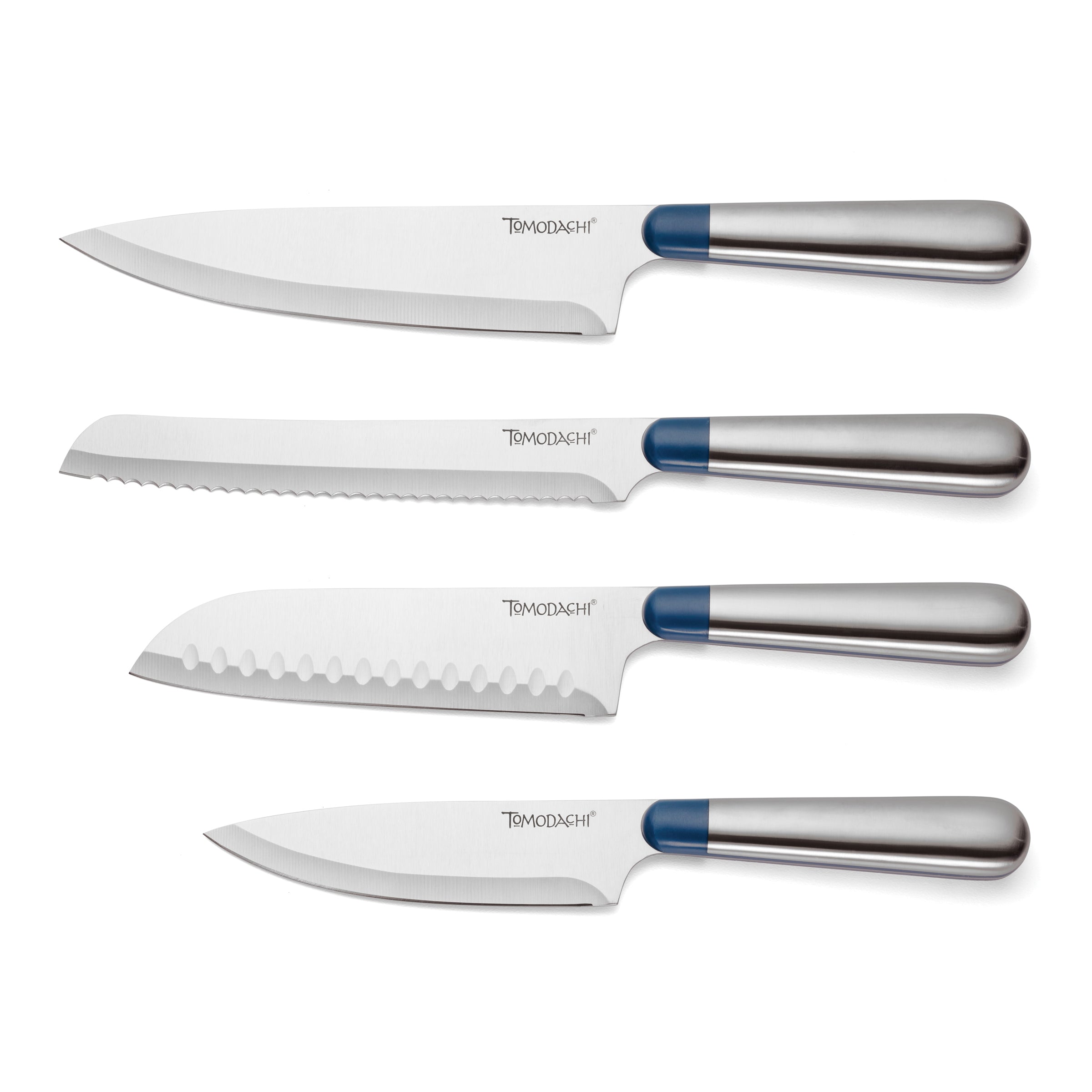Keen 5 Piece Acacia Bristle Block Cutlery Set