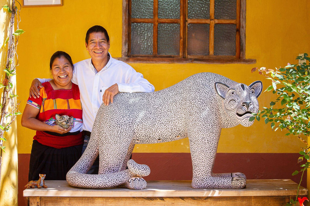 Ceramic Jaguar Mask - Jaguar Beauty