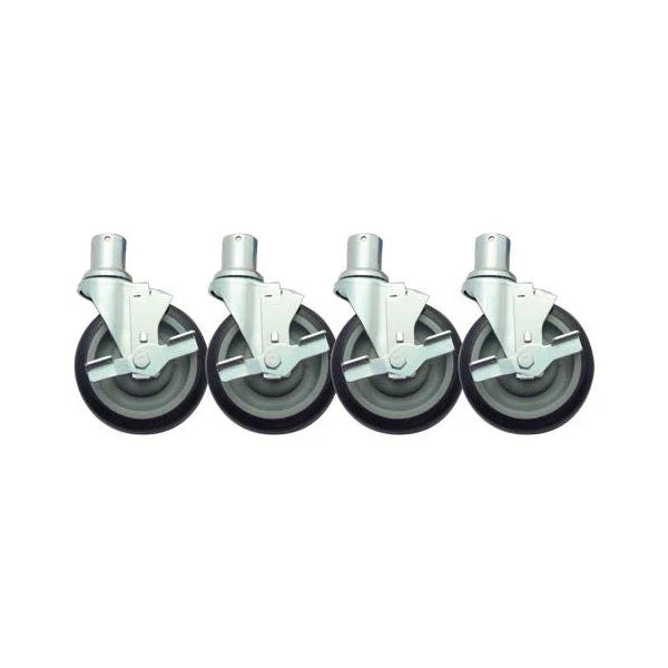 Krowne 28-151S Shelf Casters, 5, Set of 4