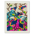 Nicaraguan Natural Fiber Mosaic Bird Collage