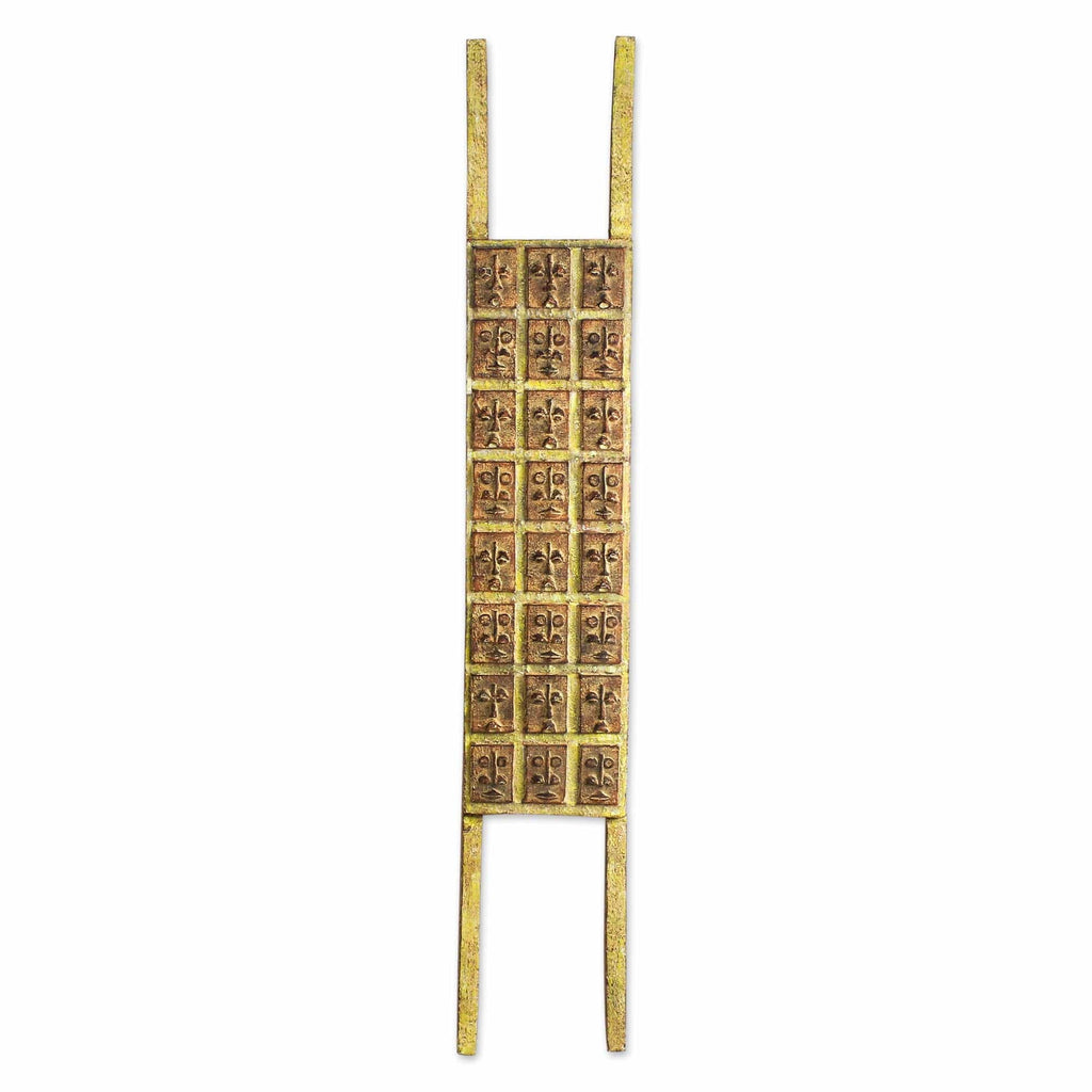 Sese Wood Wall Art - Wall of Faces