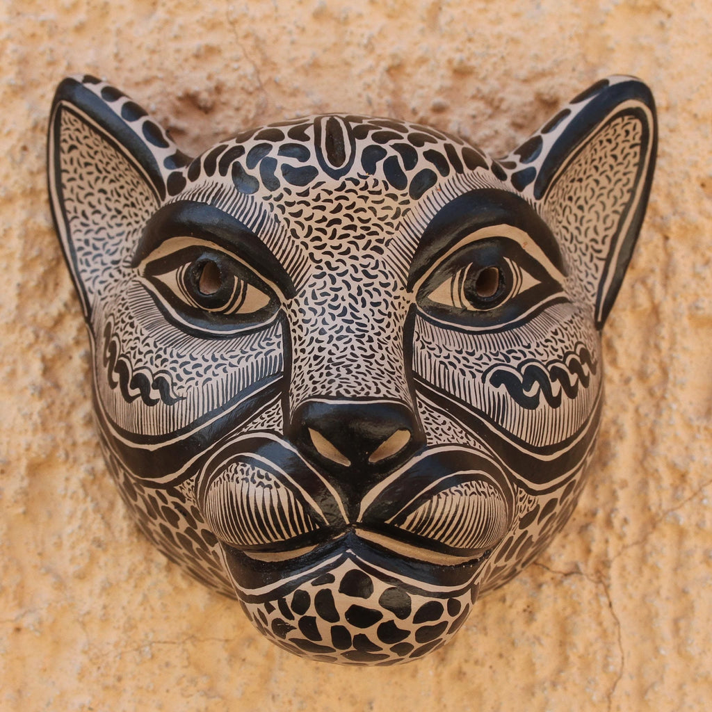 Ceramic Jaguar Mask - Jaguar Beauty