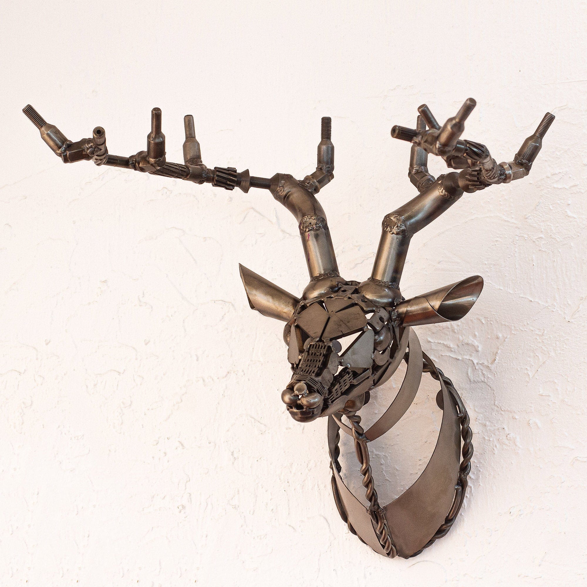 Eco-Friendly Deer Wall Sculpture