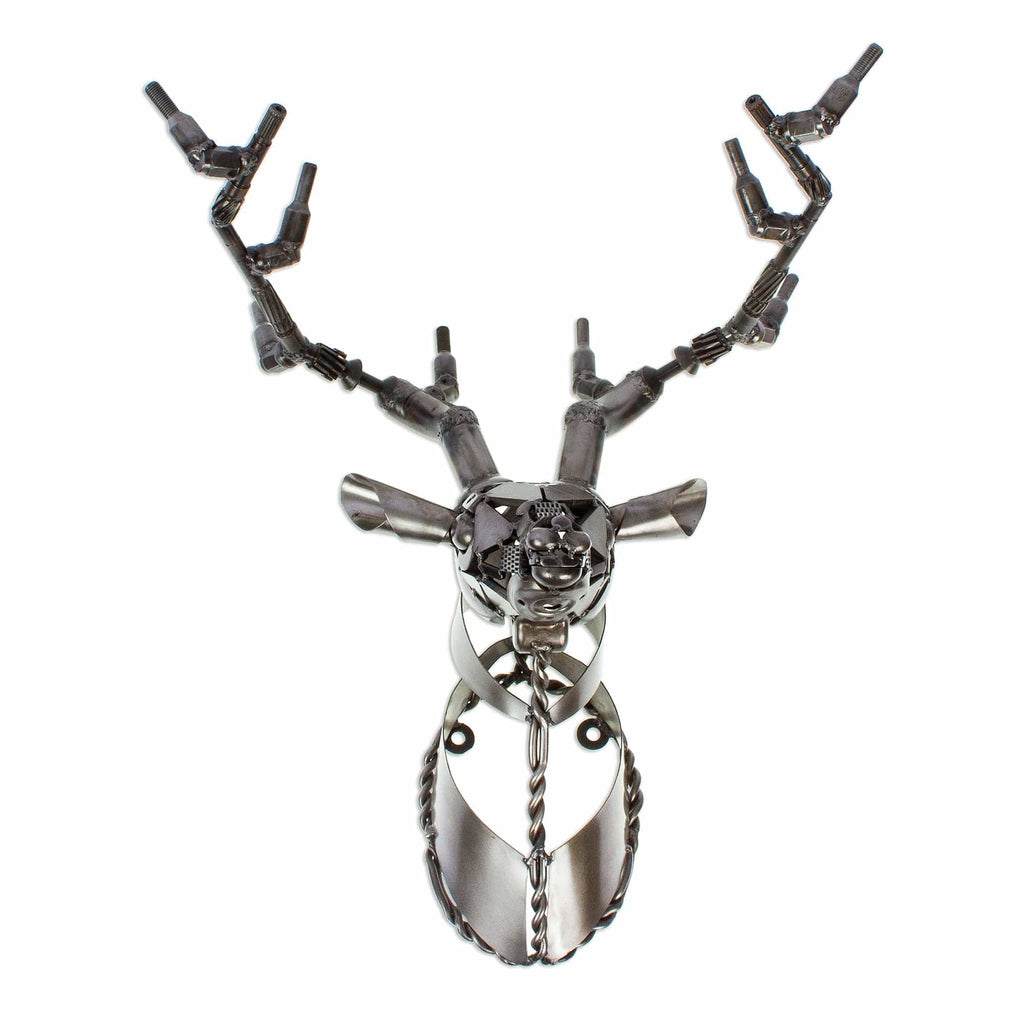 Eco-Friendly Deer Wall Sculpture