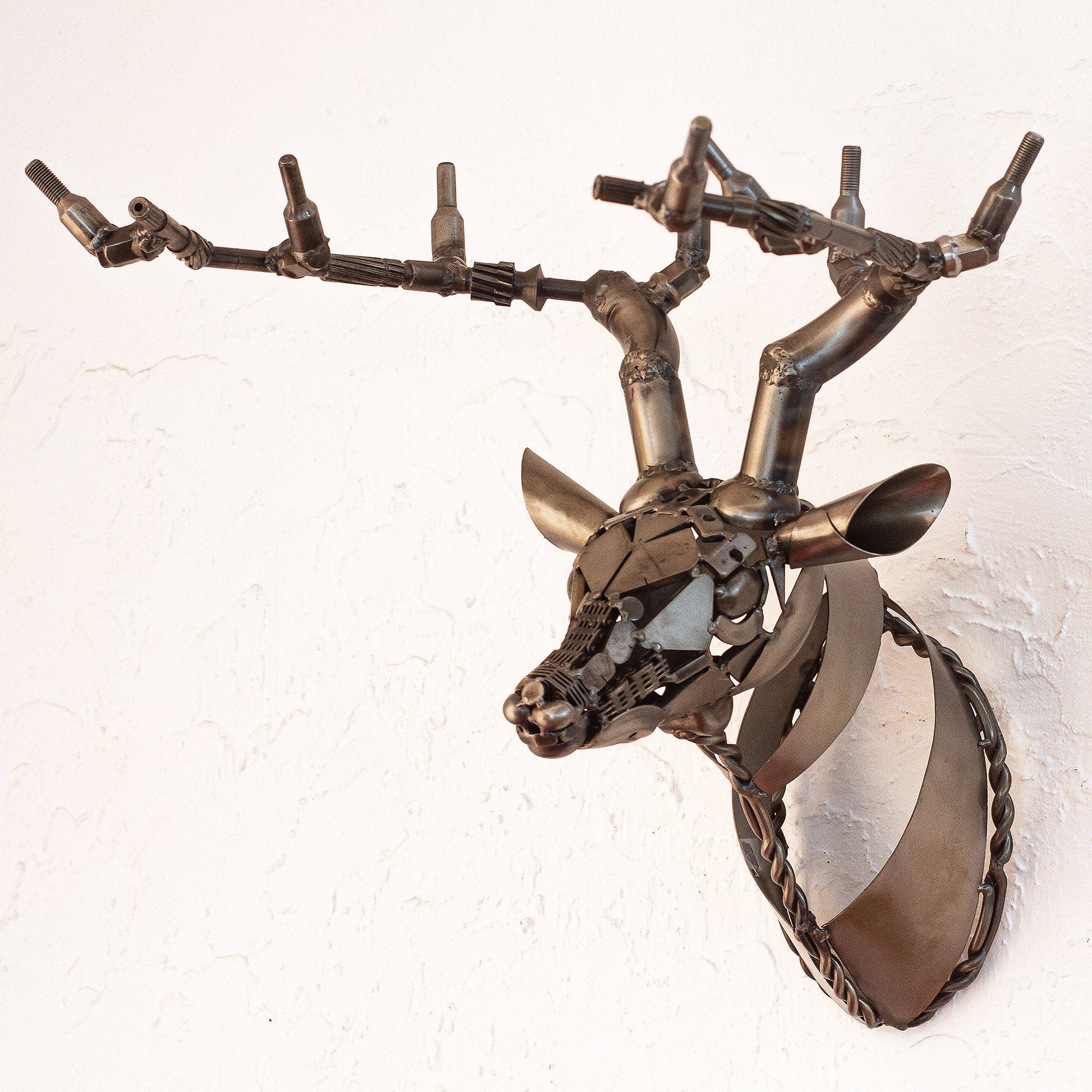Eco-Friendly Deer Wall Sculpture