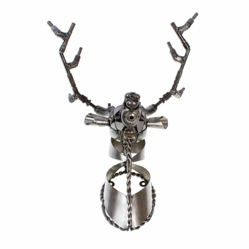 Eco-Friendly Deer Wall Sculpture