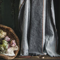 Wool Blend Throw - Grey